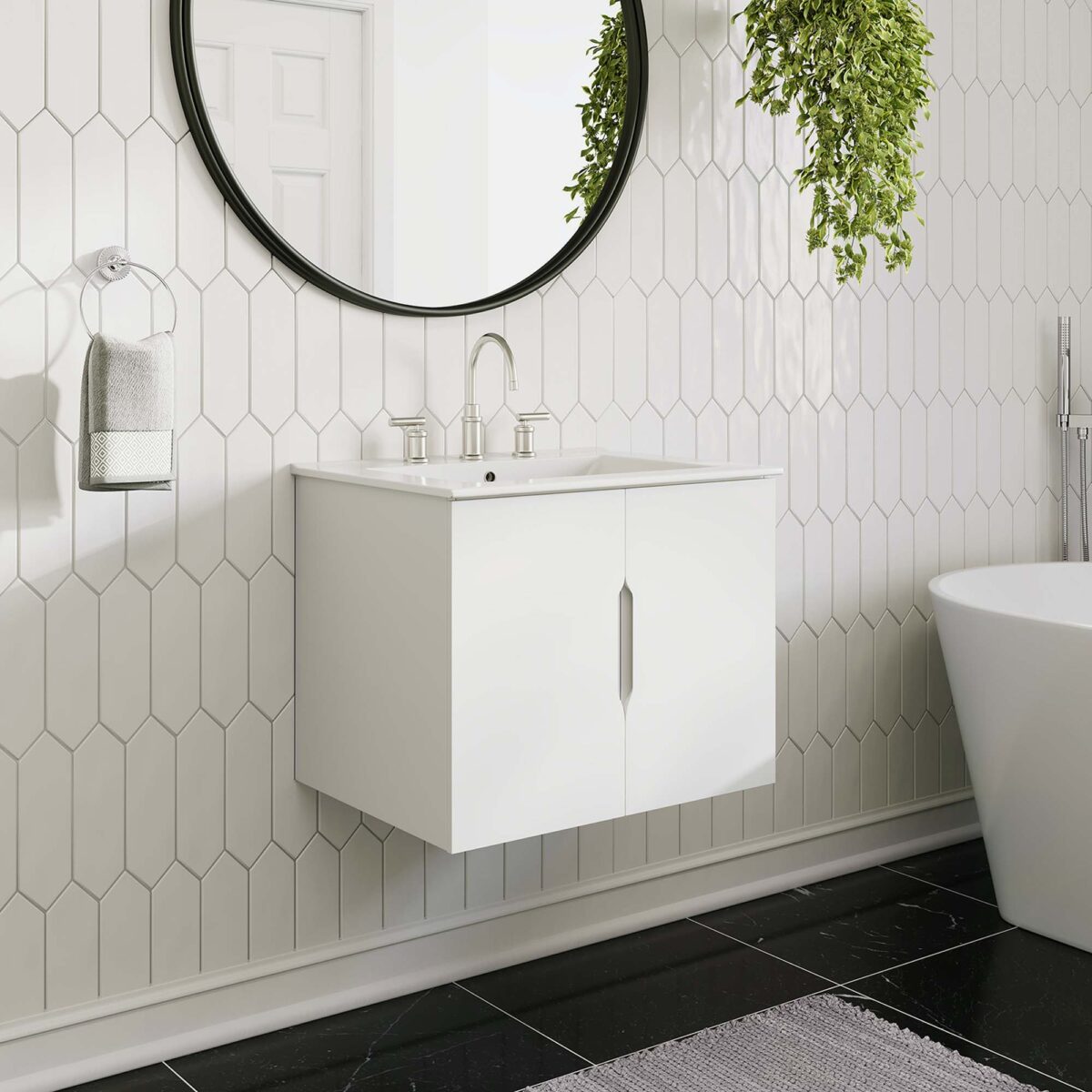 Vitality 24" Bathroom Vanity Cabinet (Sink Basin Not Included) - Image 1