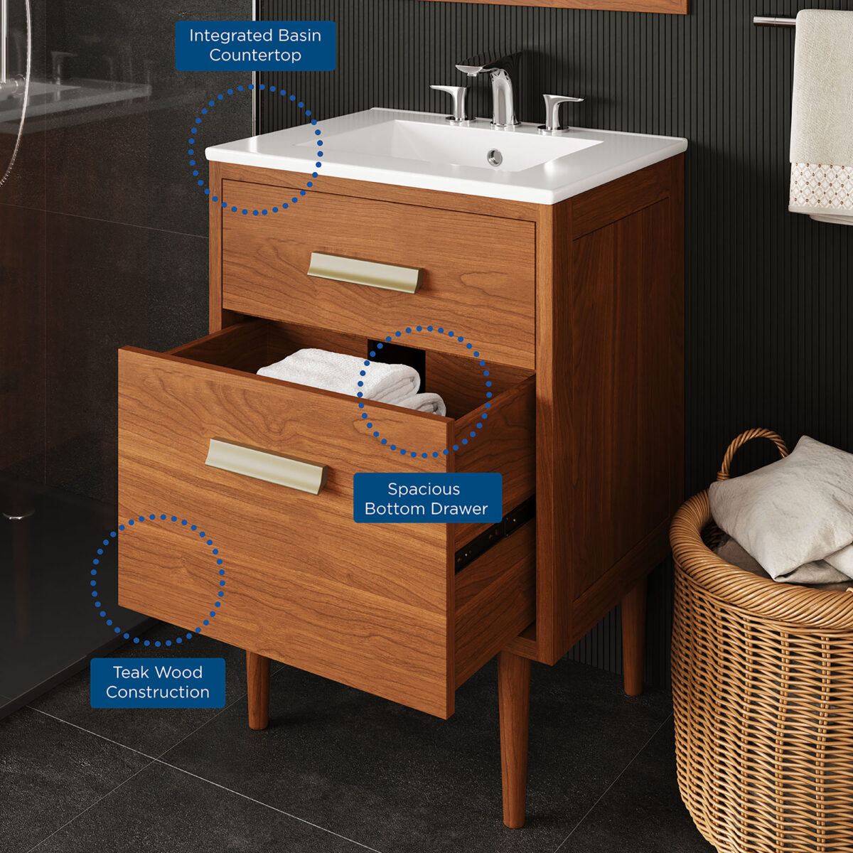 Cassia 24" Bathroom Vanity - Image 10