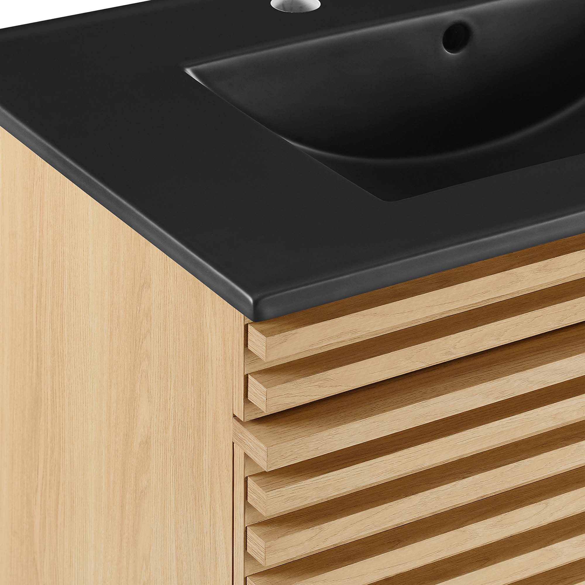 EEI-5417-OAK-BLK_6_.jpg Render 30" Wall-Mount Bathroom Vanity - Image 8