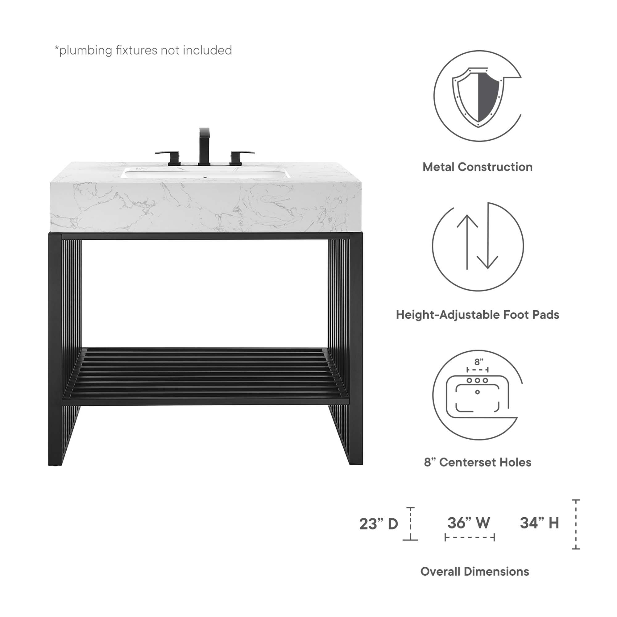 EEI-6108-WHI-BLK_7_.jpg Gridiron 36" Bathroom Vanity - Image 3
