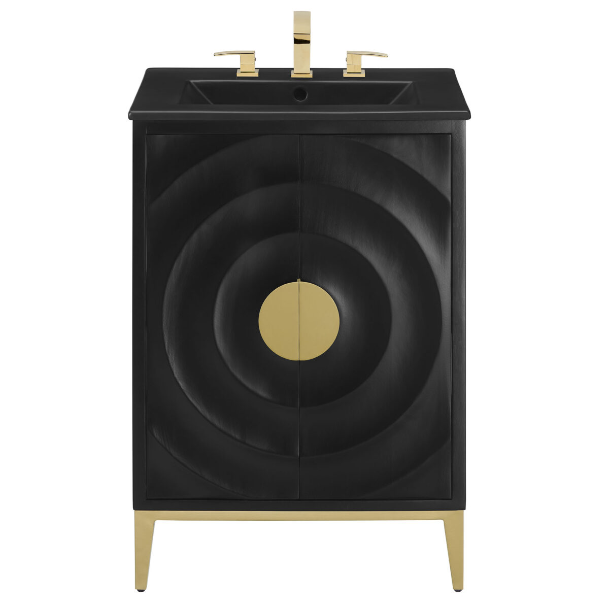 Beau 24" Wood Bathroom Vanity with Basin - Image 7