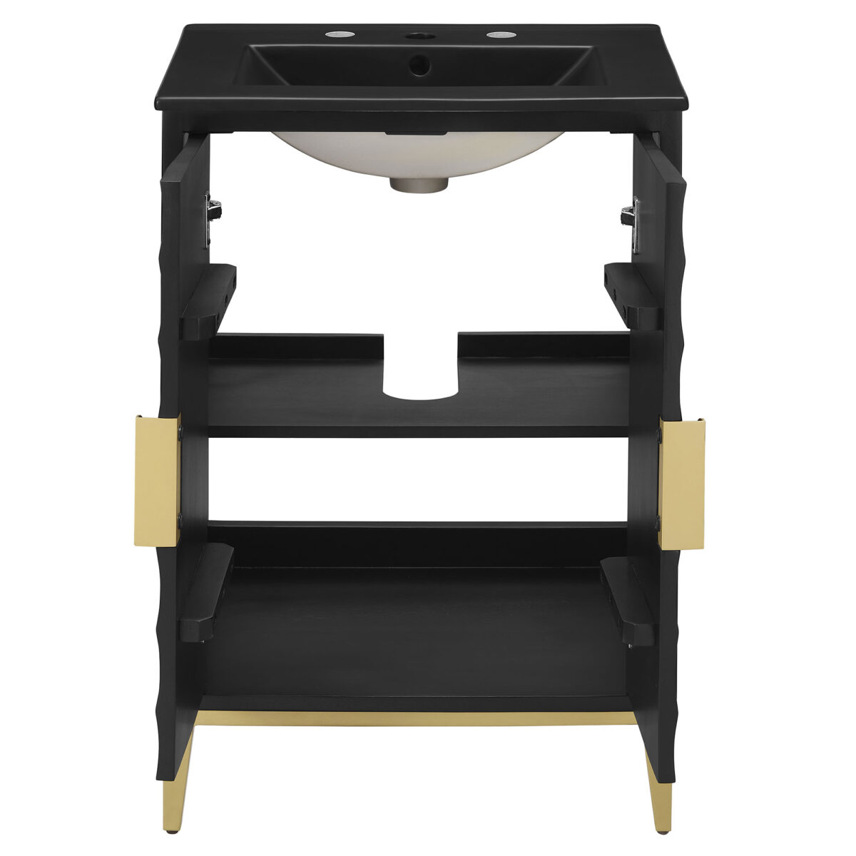 Beau 24" Wood Bathroom Vanity with Basin - Image 8