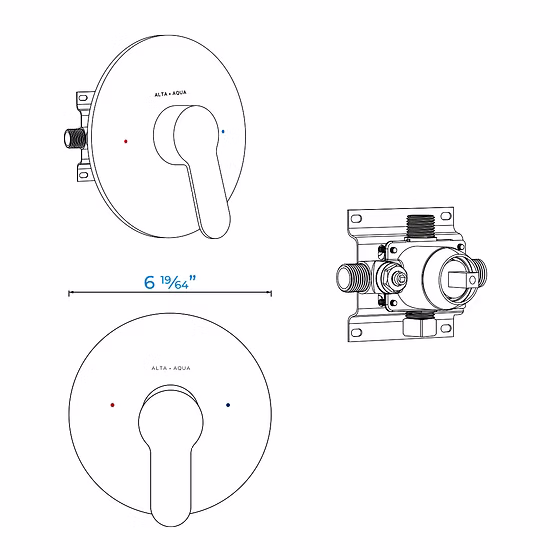 215bdf_01c7fc2cd2a245069a9be9cea5b6537a~mv2 Basics Pressure Balance Valve with Round Trim Kit - Image 9