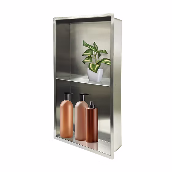 215bdf_35a1369fcb9b4a4ea8ee33ca4a05a7ef~mv2 Recessed 13" x 25" x 4" Shower Niche with Central Shelf - Image 4