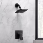 Essential 6" Shower Head and Pressure Balanced Valve Shower Combo