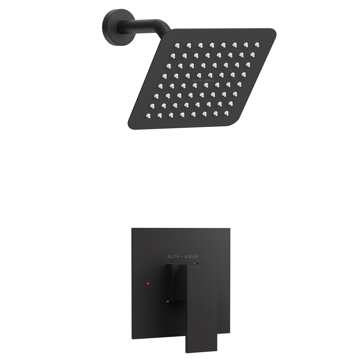 aa-sh-k-pbv-6-mb-picture Essential 6" Shower Head and Pressure Balanced Valve Shower Combo - Image 4